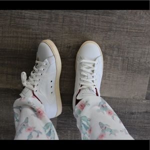 Leather Crown White Sneakers size 39 made in Italy